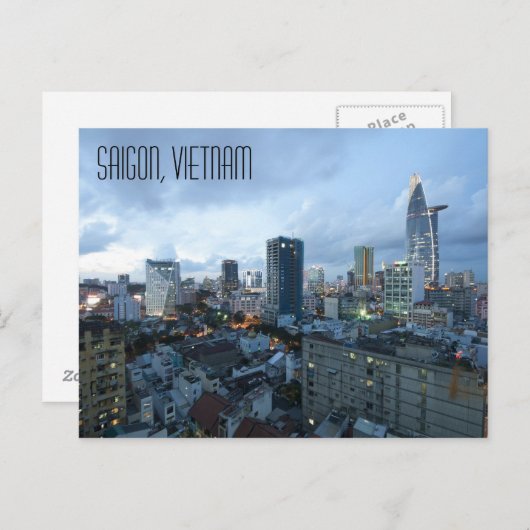 Carte postale de Saigon Vietnam (Devant / Derrière)