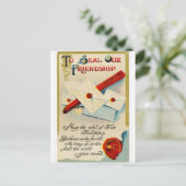 Carte postale de Saint-Valentin (Debout devant)