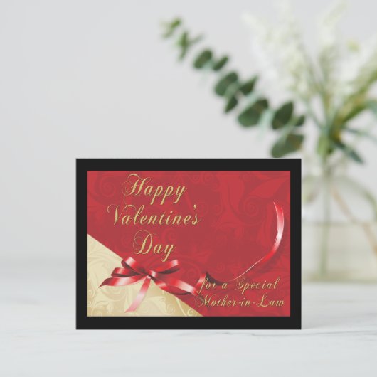 Carte postale de Saint-Valentin (Debout devant)