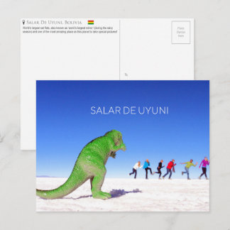 Carte postale de Salar de Uyuni, Bolivie