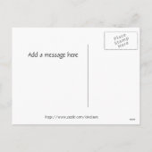 Carte postale de salutation de bonne année (Dos)