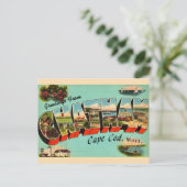 Carte postale de salutation de Chatham Massachuset (Debout devant)