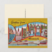Carte postale de salutation de Duluth (Devant / Derrière)