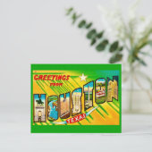 Carte postale de salutation de Houston Texas (Debout devant)