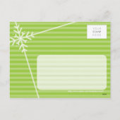 CARTE POSTALE DE SALUTATION DE PHOTO : : (Dos)