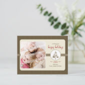 CARTE POSTALE DE SALUTATION DE PHOTO : : arbre (Debout devant)