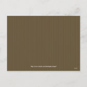 CARTE POSTALE DE SALUTATION DE PHOTO : : arbre (Dos)