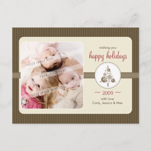 CARTE POSTALE DE SALUTATION DE PHOTO : : arbre (Devant)