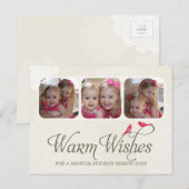 CARTE POSTALE DE SALUTATION DE PHOTO : : chauffez (Devant / Derrière)