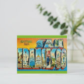 Carte postale de salutation de San Francisco CA (Debout devant)
