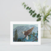 Carte postale de salutations d'art de l'aigle (Debout devant)