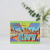 Carte postale de salutations d'Atlantic City NJ (Debout devant)