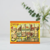 Carte postale de salutations de Bangor Maine (Debout devant)