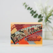 Carte postale de salutations de Brunswick Maine (Debout devant)