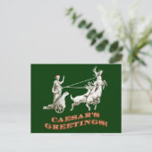 Carte postale de salutations de César (Debout devant)
