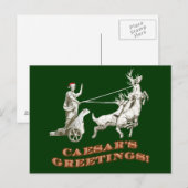 Carte postale de salutations de César (Devant / Derrière)