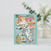 Carte postale de salutations de Floride (Debout devant)
