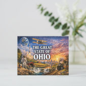 Carte postale de salutations de l'Ohio (Debout devant)