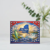 Carte postale de salutations de New York (Debout devant)
