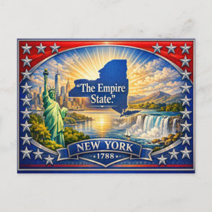 Carte postale de salutations de New York