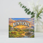 Carte postale de salutations du Kentucky  (Debout devant)