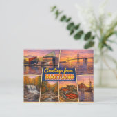 Carte postale de salutations du Maryland (Debout devant)