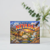 Carte postale de salutations du Nevada (Debout devant)
