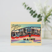 Carte postale de salutations rétro Ogunquit ME (Debout devant)