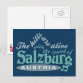Carte postale de Salzbourg (Devant / Derrière)