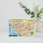 Carte postale de San Diego CA (Debout devant)