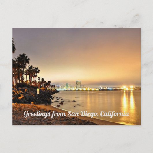 Carte postale de San Diego, Californie (Devant)