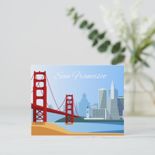 Carte postale de San Francisco (Debout devant)