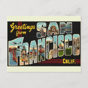 Carte postale de San Francisco Ca. Travel