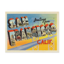 Carte postale de San Francisco Californie