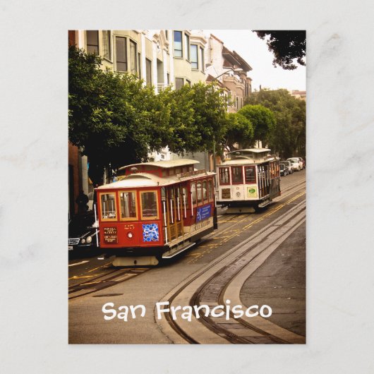Carte postale de San Francisco de chariots (Devant)
