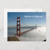 Carte postale de San Francisco Golden Gate (Devant / Derrière)