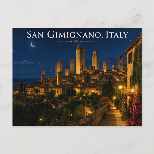 Carte postale de San Gimignano Italie (Devant)