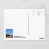 Carte postale de Santa Monica, Route 66! (Dos)