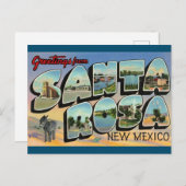 Carte postale de Santa Rosa  Nouveau-Mexique (Devant / Derrière)