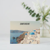 Carte postale de Santorin (Debout devant)