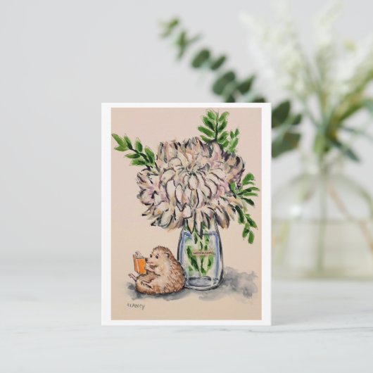 Carte postale de satisfaction (Debout devant)