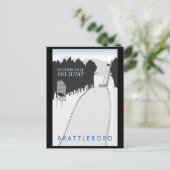 Carte postale de saut de ski Harris Hill (Debout devant)