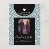 Carte postale de sauvegarde de date avec motif de (Devant)