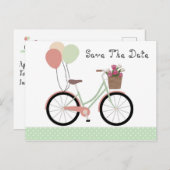 Carte postale de sauvegarde de date d'anniversaire (Devant / Derrière)