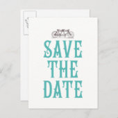 Carte postale de sauvegarde de date de bicyclette  (Devant / Derrière)