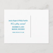 Carte postale de sauvegarde de date de flocon de n (Dos)