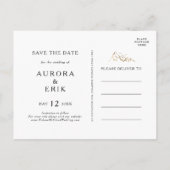 Carte postale de sauvegarde de date de montagne ve (Dos)