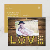 Carte postale de sauvegarde de date de photo de pa (Devant / Derrière)