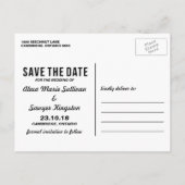 Carte postale de sauvegarde de date de photo de ty (Dos)