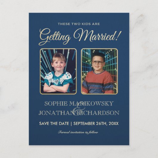 Carte postale de sauvegarde de date de photos d'éc (Devant)